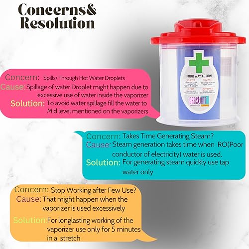 Image of Crescent Steamer for Cold - Easy to Use, Lightweight & Portable Face Steamer for Facial - Durable, Longlasting Steam Inhaler for Cold and Cough - Sauna Vaporizer, Easy to Clean, Color: Red, Pack of 1