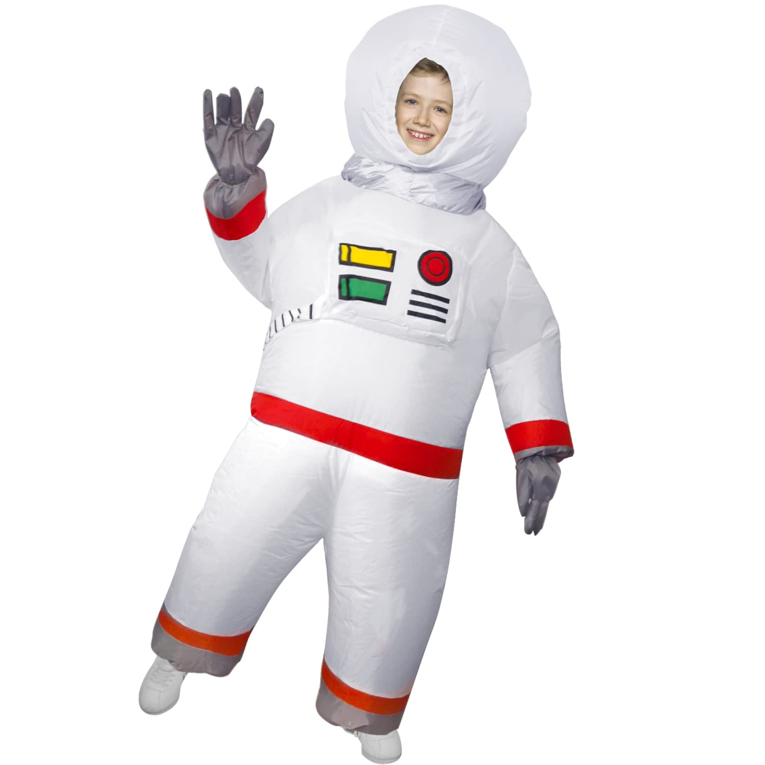 Photo 1 of *** UNABLE TO TEST *** Joliyoou Astronaut Costume, Halloween Inflatable Spaceman Fancy Dress Costume for Teenagers