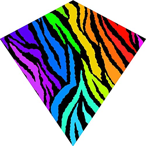 WindNSun Winddiamond Polyester Ripstop Stripes Diamond Kite, 30 inches