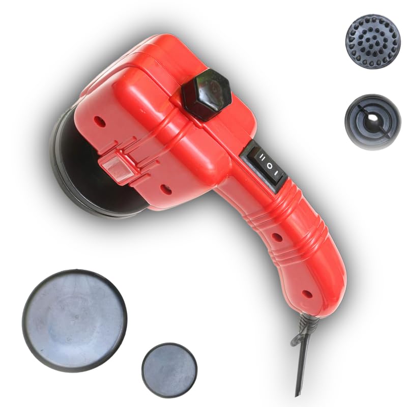 Drumstone (LIMITED STOCK WITH 15 YEARS WARRANTY) Professional Relax & vibration Electric Tonic Face Massager With 4 Heads & Regulator To Adjust Speed For Facial, Body (B0D2325H44) Amazon Price History, Amazon Price Tracker