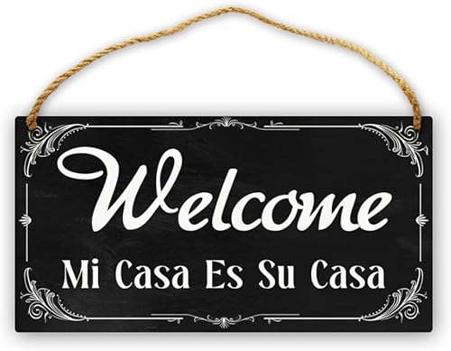 Miniatura 26 de Un Cafecito Para el Chisme - Letrero colgante de madera española para decoración para cocina, para amantes del café, estación de café, bar, 5 x 10