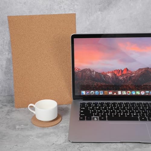 5 Stück Korkplatte Selbstklebend, 21x30 cm Rechteckig Korkplatten Selbstklebend 1 mm Pinnwand Kork DIY Rechteck Korkmatte für Wand Tischdekoration Untersetzer Foto und Bastelarbeiten