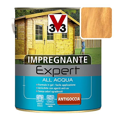 V33 Impregnante all'Acqua Expert 2,5 Lt - Noce