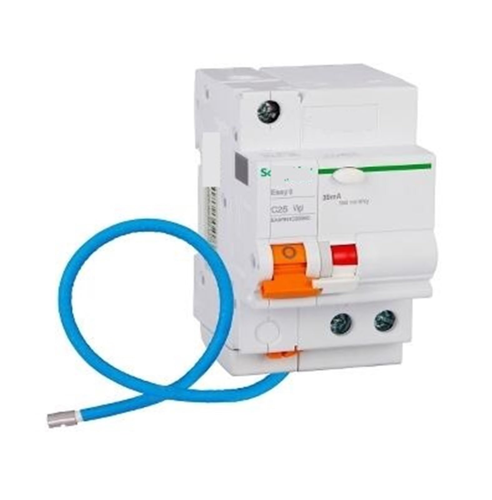 Interruttore Automatico EA9R 1P+N C25A 30mA A EA9RN1C2530CA 1P+N | C | 30mA | 25A Interruttore differenziale EA9R
