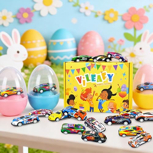 Vileafy 30 Toy Cars for Kids