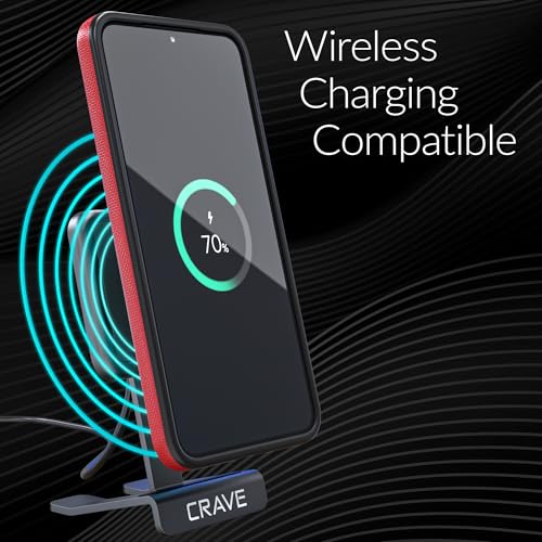 Image of Crave Compatible with Samsung Galaxy S25 Plus Case, Shockproof Protection Dual Layer Case for Samsung Galaxy S25 Plus (6.7 inch) - Red