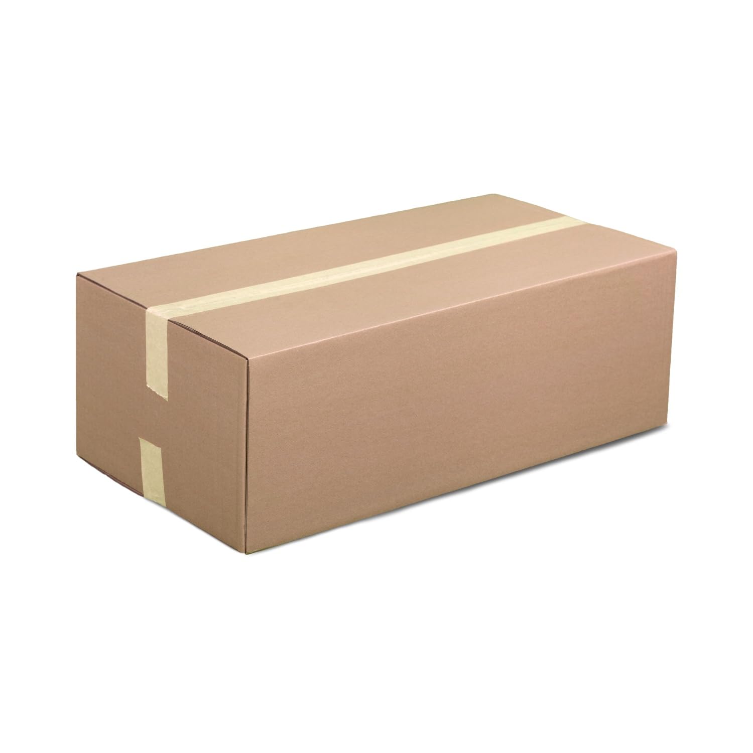Amerikaanse vouwdoos 10 stuks FEFCO 0201 500x500x270 mm BC-golf bruin