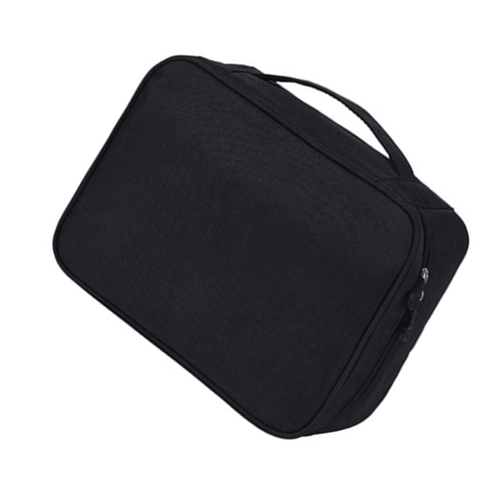 Ejoyous Borsa da Viaggio Organizer per Elettronica, Custodia per Cavi in ​​tessuto Cationico 9,6 X 7,1 X 4 Pollici con Divisori Regolabili Cinghie Elastiche Superficiali Impermeabili per Viaggi