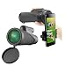 Produktbild Monokular Teleskop, MeeQee 10×42 HD Monokular Scope mit Handyadapter, Wasserdicht &Beschlagfrei, Weites Sichtfeld&Niedrig Nachtsicht, Ideal für Vogelbeobachtung/Jagd/Bogenschießen/Outdoor/Camping