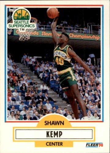 1990-91 Fleer #178 Shawn Kemp RC NBA Basketball Trading Card