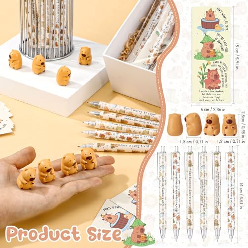 Stylo à bille inspirant capybara pack 20 balles anti-stress enseignant - 2