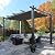 BlueWish 12’x16’ Pergolas for Patios, Heavy-Duty Pergolas and Gazebos with Thicker Aluminum Frame, Adjustable Canopy, Outdoor Pergola Pavilion Grill Gazebo for Garden, Grey