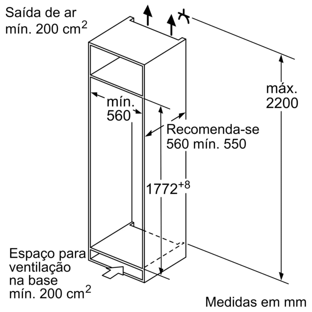 Siemens KI81RADD0, iQ500, frigorifero da incasso, 177,5 x 56 cm, nicchia 310 l, made in Germany, bottleRack per bottiglie, 2 x più freschezza, raffreddamento più veloce, porta softclosing, molto