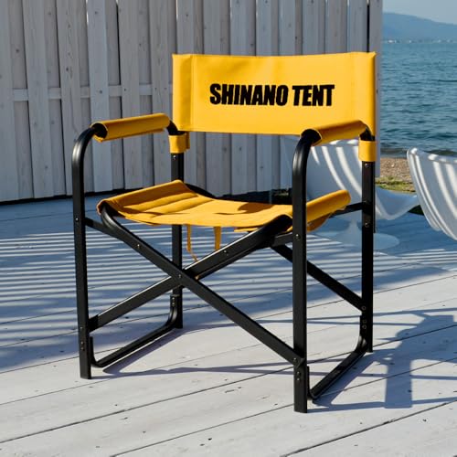 シナノテント ブランディングチェアACE[イエロー]|京都 テント 軽量・丈夫 椅子 折り畳み椅子 耐荷重200kg 丈夫 5カラー アウトドア 雑貨 お取り寄せ 通販 ふるさと納税