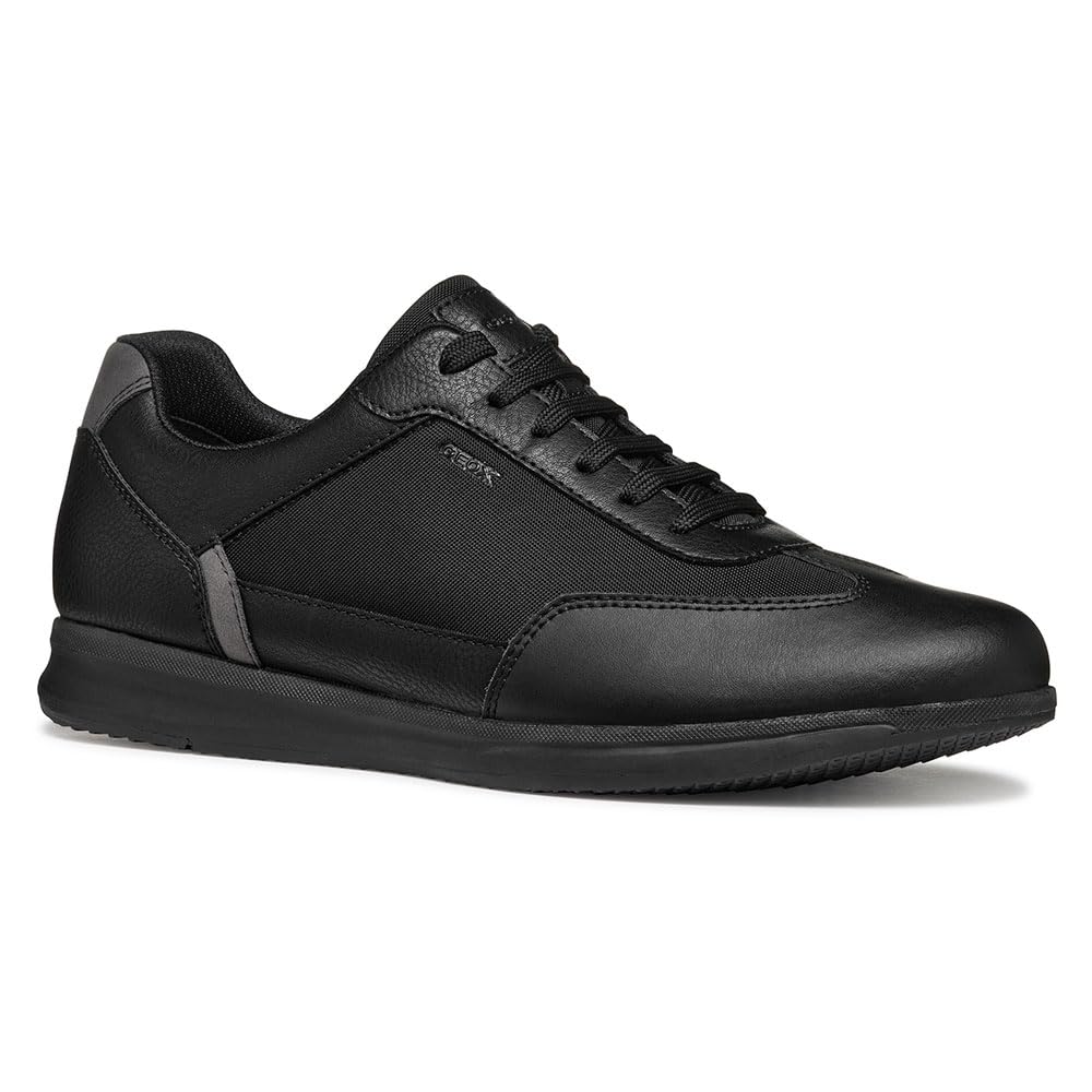 Geox U Avery C, Men’s Sneaker, Black,