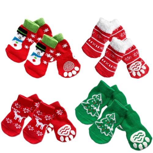 Chaussettes coton animaux Noël S Mipcase pour protéger vos parquets