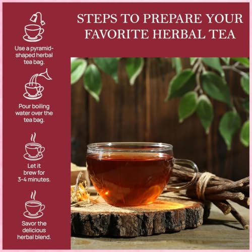 Image of Licorice Root Herbal Tea Loose Leaf (100gm /3.5oz), Makes Upto 50 Servings | Pure Ingredients, Spiced Blend with Cardamom, Ginger & Cinnamon, Rich Aromatic Flavor, Easy to Brew, Anytime Refreshing Tea