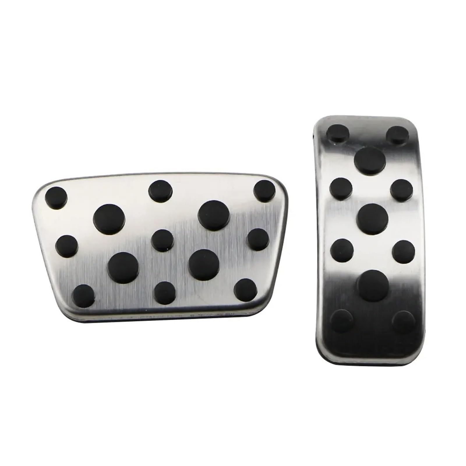 SHGUOMSC Accelerator Brake Pedal Cover For Toyota Camry Highlander Land Cruiser Fortuner AT Car Pedals Gas Rest Pad(2Pcs AT)