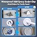 Epoxy Sculpt Clay, 2 Pound White Epoxy Sculpt Pool Putty for Leaks Underwater Self-Hardening Modeling Compound AB High Adhesive Epoxy Putty Magic Sculpt Clay for Sculpting Modeling Repairing Filling