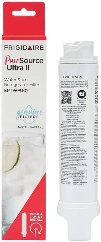 Frigidaire EPTWFU01 Water Filtration Filter, 1 Count, White