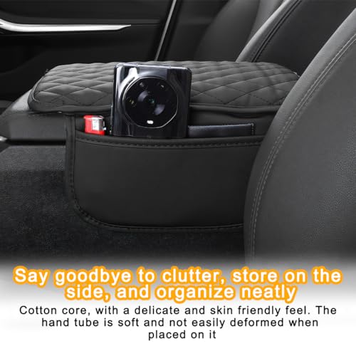 image for Mandark Car Center Console Cover, Microfiber Leather Vehicle Armrest P