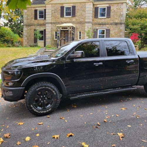 Image of COMNOVA 6 inch Running Boards Compatible with 07-18 Silverado /Sierra 1500 Crew Cab, 07-19 2500 3500HD, 2019 LD /Limited Crew Cab. Silverado Nerf Bars Side Steps(Incl. 8 Brackets)