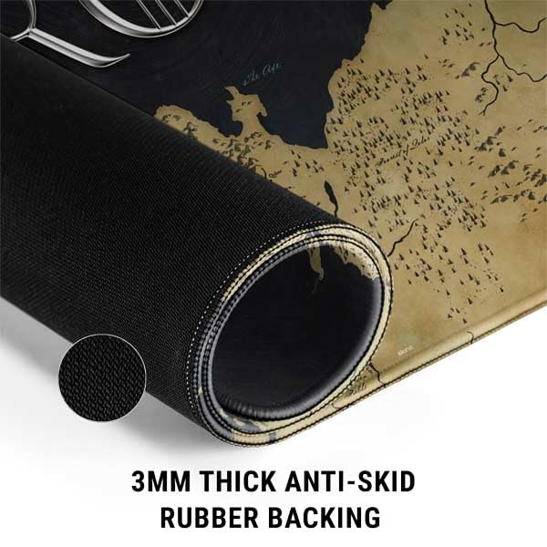 Game Of Thrones Winter Is Coming Large Gaming Mouse Pad Desk Mat With Stitched Edges, Non-Slip Base For Gamer, Home And Office, 31.5 X 15.7