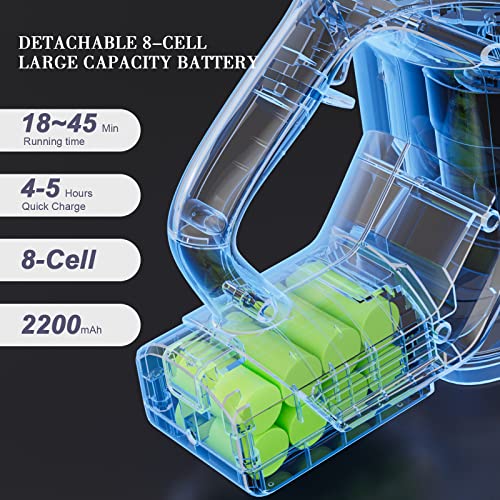 Tma Cordless Vacuum Cleaner, 250W Brushless 25Kpa Stick Vacuum Cleaner With 8-Cell Large Battery & 40Min Runtime, 6 In 1&Multi-Tool For Hardwood Floor Low-Pile Carpet Pet Hair T210 #TOP2