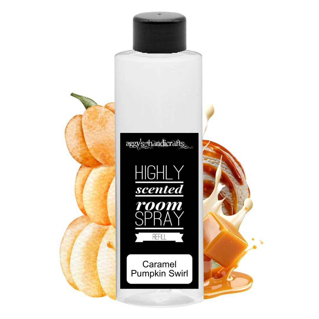 CARAMEL PUMPKIN SWIRL Handmade Highly Scented Room Spray 200ml Refill