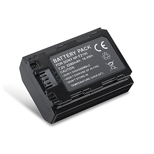 Expresstech @ Reemplazo batería NP-FZ100 FZ100 NPFZ100 2280mAh para Sony Alpha a9 7R III a7 III a7R3 a73