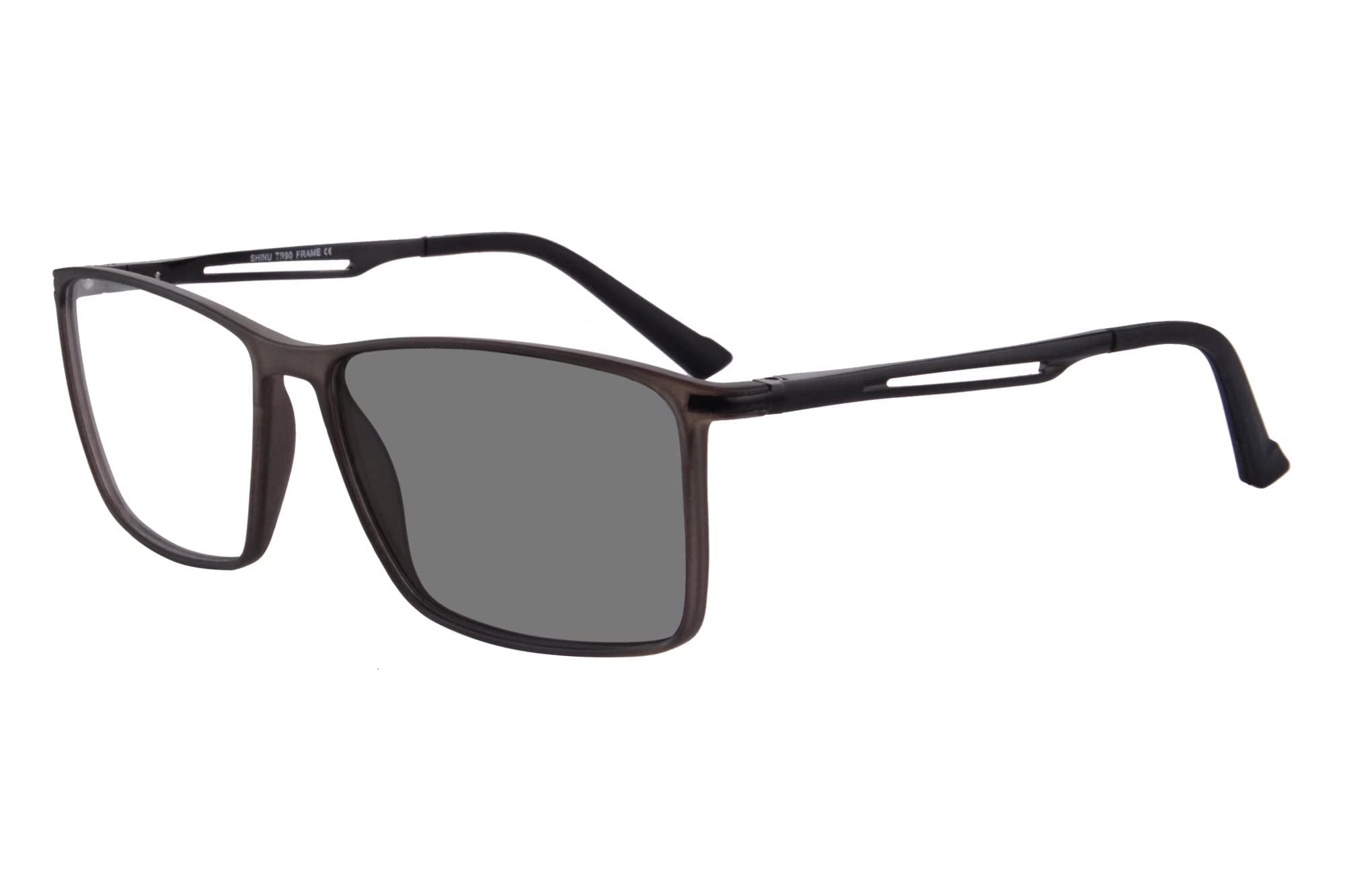 SHINU Photochrome Progressive Multifocus uebergang Lesebrille Blau Licht Blockieren Multifokale Computer Sonne Leser-MF025