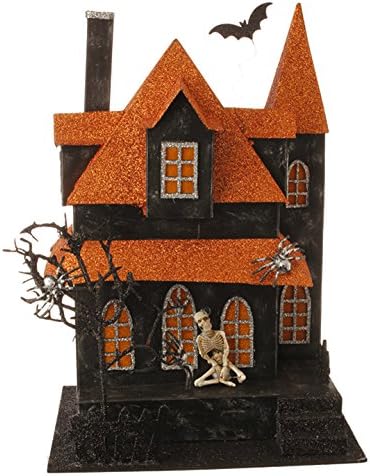 Amazon.com: RAZ Imports - 13.5" Lighted Halloween House : Home & Kitchen