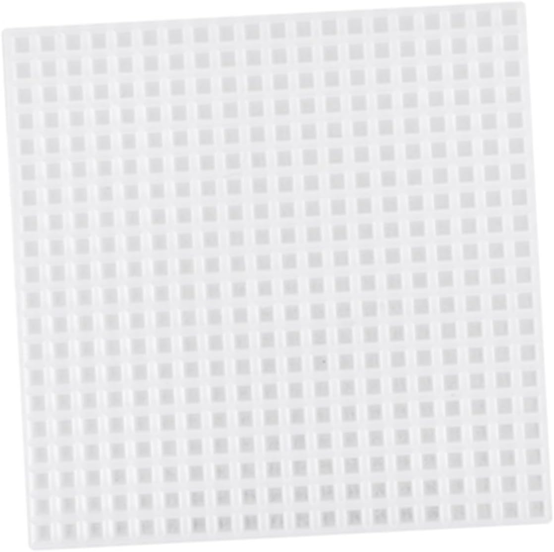 ARTIBETTER 90pcs Square Mesh Plastic Canvas Sheets for Cross and Embroidery Crafting for Knitting and Crochet Projects for Making White
