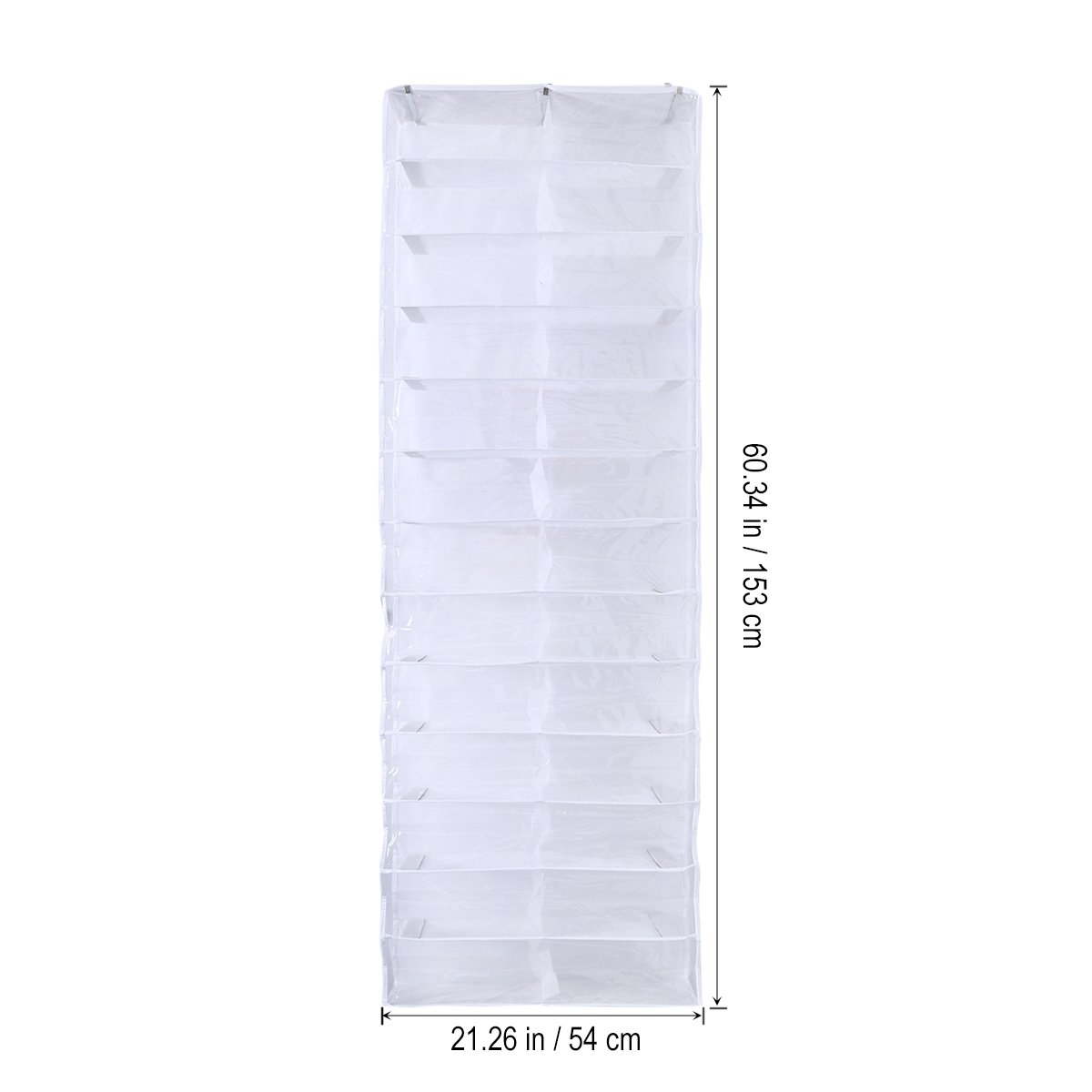 Hemobllo Organizador de Zapatos Colgante Bolsillos para Puerta Armario o Dormitorio Estante de Almacenamiento Grande para Zapatos Pantuflas y Accesorios Ahorrador de Espacio