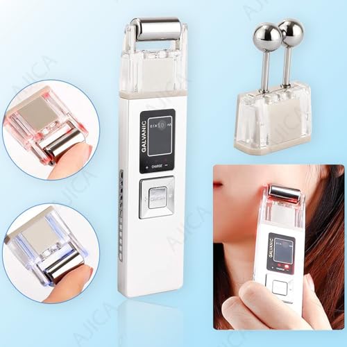 Image of Portable Rechargeable Galvanic Device | Skin Care Reduce Wrinkles Skin Tightening Firming Fine Lines Desincrustation Deep Pore Cleansing Rejuvenation Device