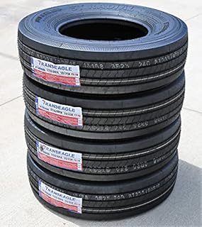 Set of 4 (FOUR) Transeagle ST Radial All Steel Heavy Duty Premium Trailer Radial Tires-ST235/80R16 235/80/16 235/80-16 129/125M Load Range G LRG 14-Ply BSW Black Side Wall