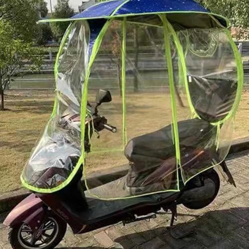Paraguas de movilidad para scooter, totalmente impermeable, escudo protector universal plegable para scooters y motocicletas