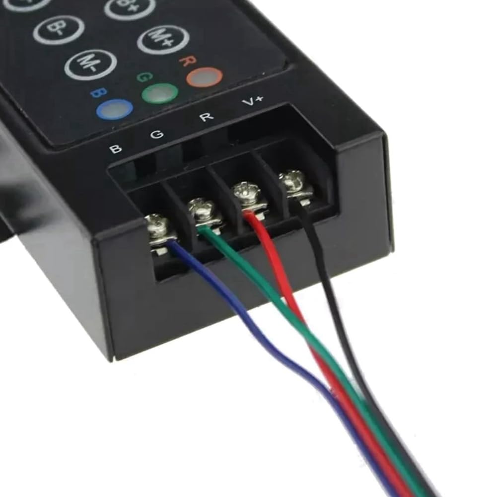 30A Mini Controller Wireless Remoto per Striscia LED RGB Controller Wireless Doppio A 8