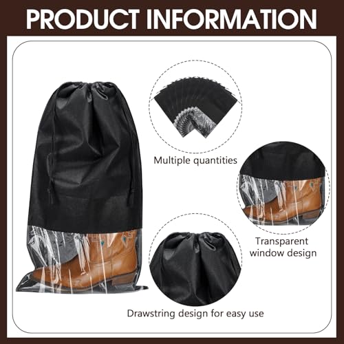 Mindsoft 20 Pcs Tall Boot Bags