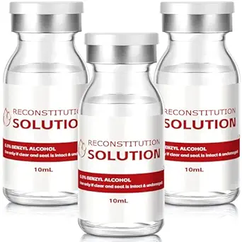 10 ML in Heavy Duty Vials, Ultra Clear 3 Pack