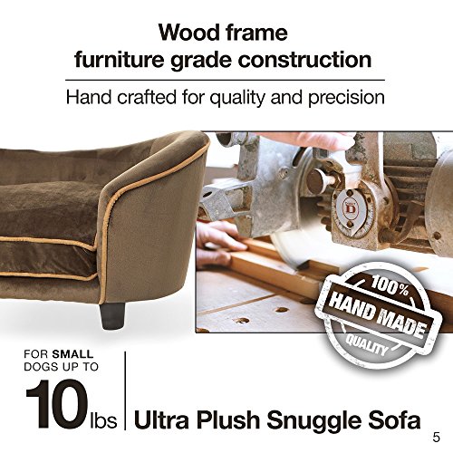 Enchanted Home Pet Ultra Plush Snuggle Bed, 26.5 by 16 by 16-Inch, Black Basket - Thumbnail 7