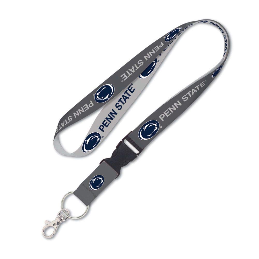 NCAA Penn State University Nittany Lions Premium Lanyard Key Chain, Charcoal Edition