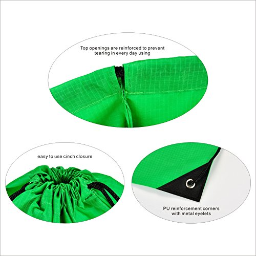 Lihi Bag 6 Pack Ripstop Party Favors Drawstring Backpack Birthday Goody Gift Bags… #TOP7