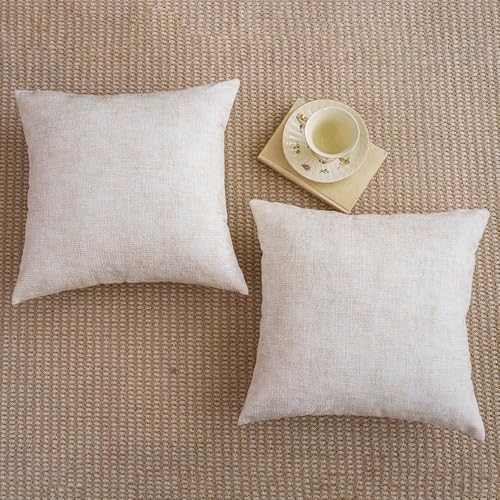 Niniallchenillethrowpillowcoversbeige18x18inchsetof2decorativeluxuriouspillowcoverfarmhousepillowcasecushioncasesforcouchbedandhomedecor  Urban Country Home Decor Nini all chenille throw pillow covers beige 18×18 inch set of 2 decorative luxurious pillow cover farmhouse pillowcase cushion cases for couch bed and home decor  urban country home decor