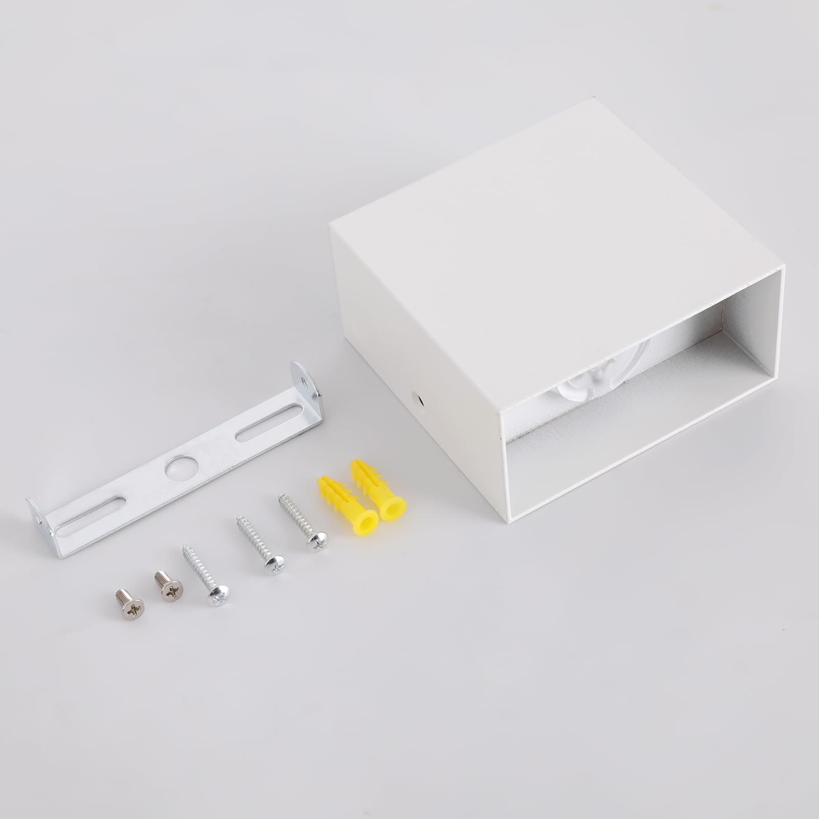 FUPE LED Wandleuchte Außenwandleuchte,LED Wandleuchten Innen/Außen,up and down leuchten aussen G9 Austauschbar 12W 3000K warmes Licht IP65 passend für Innen-/Außenwanddekorationsszenarien 2 Stücke