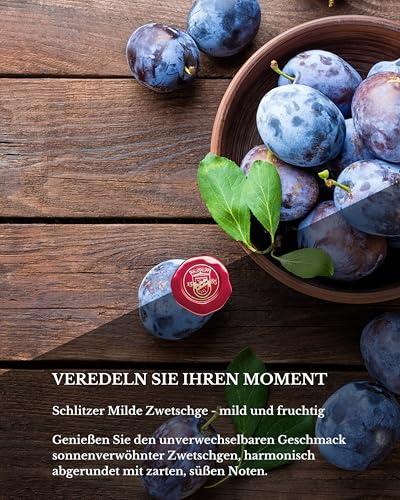Schlitzer Milde Zwetschge Obstbrand Spirituose - Der sanfte und fruchtige Genuss (1x 0,5l)