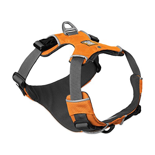 RUFFWEAR - Front Range, Everyday No Pull Dog Harness with Front Clip, Trail Running, Walking, Hiking, All-Day Wear, Campfire Orange (2016), XX-Small