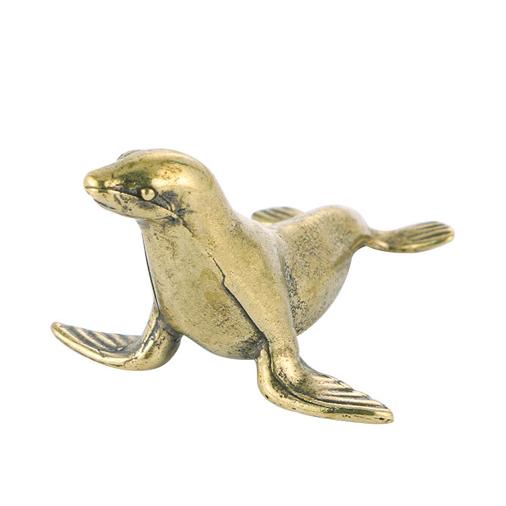 Figura Decorativa Sello de Bronce Miniatura miniatura 7