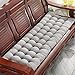 Lovemorebuy Coussin pour banc de jardin 2 places, 120 x 48 x 8 cm (48 x 120 cm, gris)