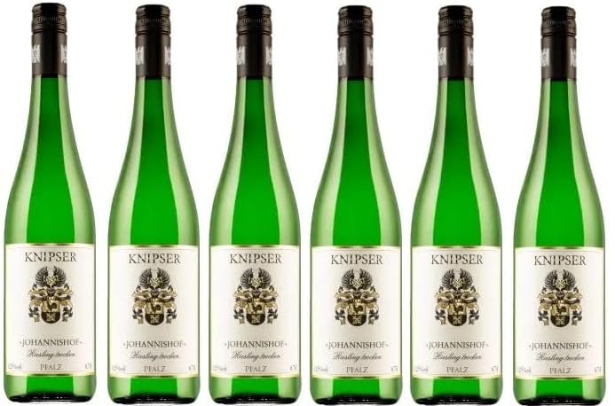 Knipser Johannishof Riesling trocken 2023 6 Flaschen zu je 0,75 Liter